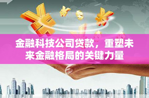 武邑金融科技公司贷款，重塑未来金融格局的关键力量