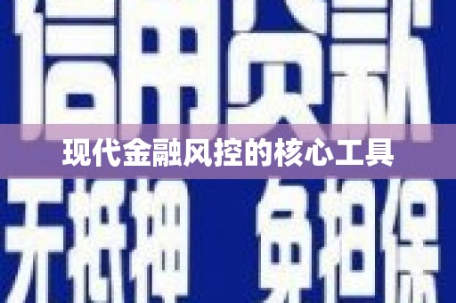 武邑现代金融风控的核心工具