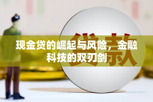 武邑现金贷的崛起与风险，金融科技的双刃剑