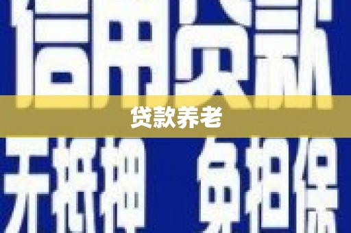 武邑贷款养老