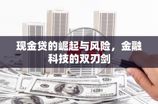 武邑现金贷的崛起与风险，金融科技的双刃剑