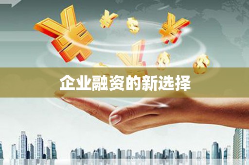 武邑企业融资的新选择