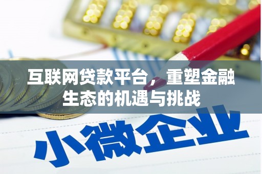 武邑互联网贷款平台，重塑金融生态的机遇与挑战
