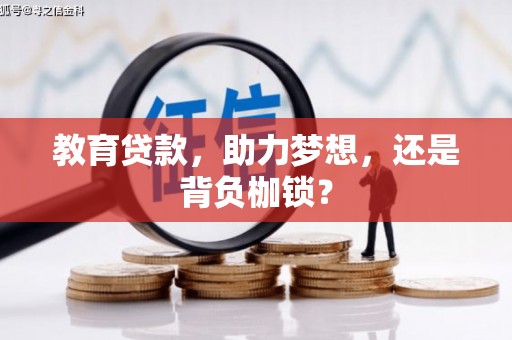 武邑教育贷款，助力梦想，还是背负枷锁？