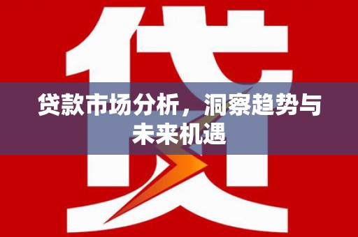 武邑贷款市场分析，洞察趋势与未来机遇