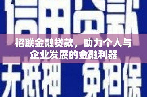 武邑招联金融贷款，助力个人与企业发展的金融利器