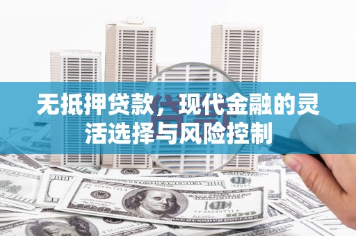 武邑无抵押贷款，现代金融的灵活选择与风险控制