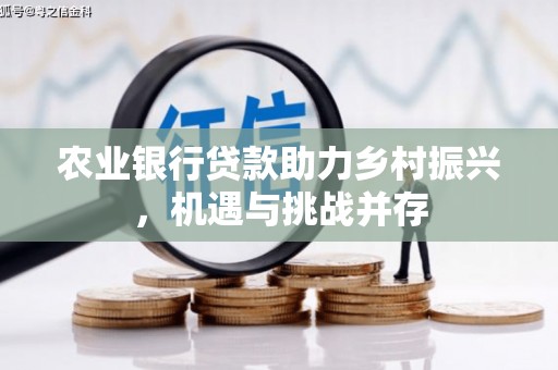 武邑农业银行贷款助力乡村振兴，机遇与挑战并存