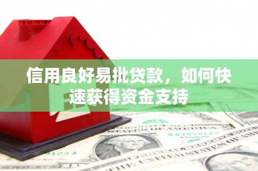 武邑信用良好易批贷款，如何快速获得资金支持