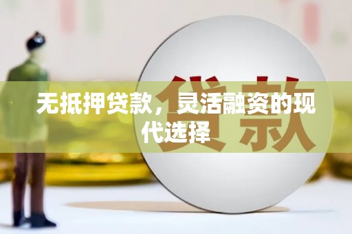 武邑无抵押贷款，灵活融资的现代选择