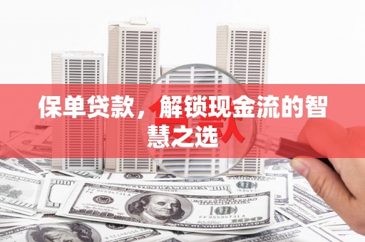 武邑保单贷款，解锁现金流的智慧之选
