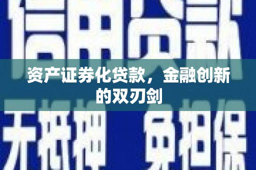 武邑资产证券化贷款，金融创新的双刃剑