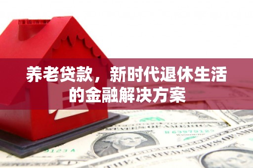 武邑养老贷款，新时代退休生活的金融解决方案